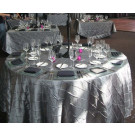 96" Round Pintuck Tablecloth