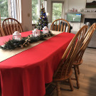 80" x 100" Oval Tablecloth Poly Value Tex