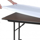 60” Round Tablecloth With Elastic Saxony