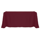 Ruby 90" x 132" Poly Premier Tablecloth