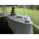 Serpentine Fitted Tablecloth Poly Premier 7230