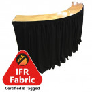 37" to 42" Counter Height Skirt Shirred Pleat