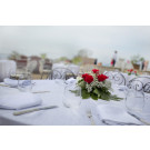 102" Round Spun Poly Tablecloth