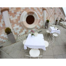 54" x 54" Square Spun Poly Tablecloth