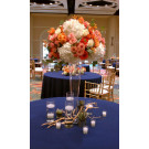 120" Round Spun Poly Tablecloth
