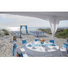 108" Round Spun Poly Tablecloth