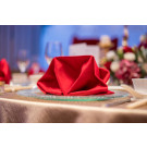 90" x 132" Oval Tablecloth Supernova Shantung