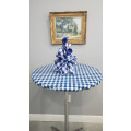  round vinyl tablecloth with Elastic