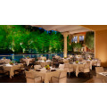 white square linens