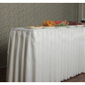 box pleated table skirt