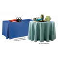 Liquid Repellent Fitted Tablecloth With Pleated Corners