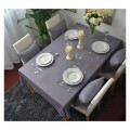 silver square tablecloth