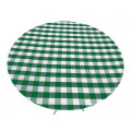 cloth checkered table topper with elastic