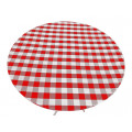 red white check tablecloth with elastic