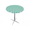 checker elasticated table topper