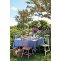 blue square linens