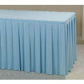 Counter height table skirt
