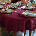 Spun Poly Cotton Blend Oval Table cloth