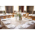 white square linens burlap runner