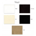 Round vinyl fitted tablecloth faux leather colors available