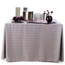 polyester stripe fitted tablecloths