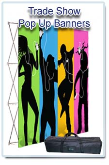 Trade Show Pop Up Banners Full Color Print