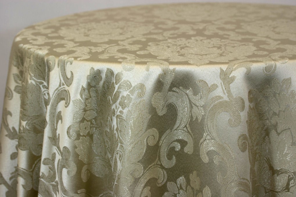 ludwig damask linen on table