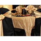 gold crinkle taffeta