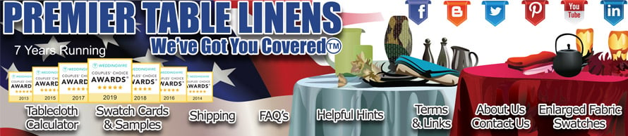 Premier Table linens welcomes you